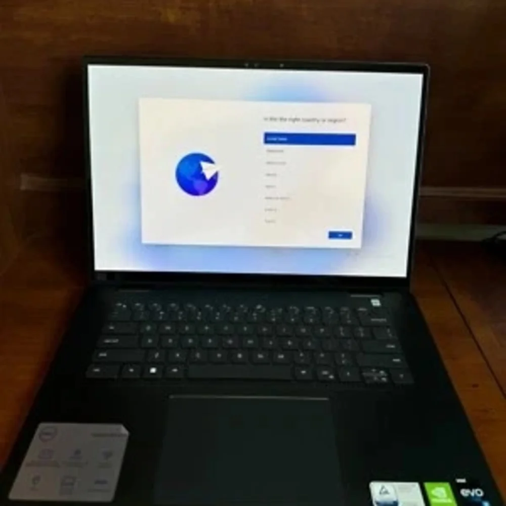 Dell Black Laptop with Intel Evo